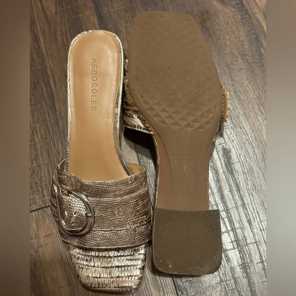 Aerosoles Evvie Low Block Heel Sandals - Picture 5 of 5